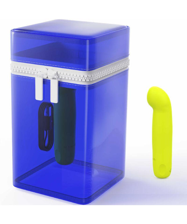 b swish bcute curve infinite classic vibratore in silicone ricaricabile edizione limitata giallo