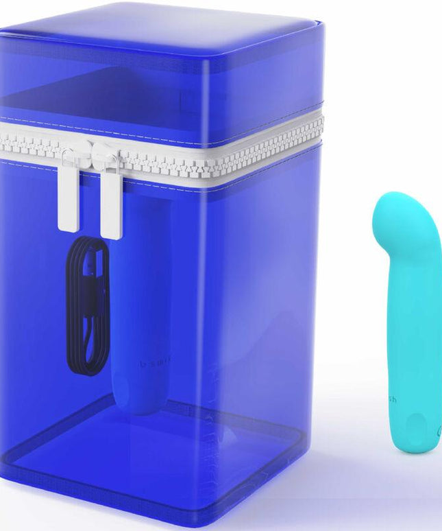 b swish vibratore ricaricabile in silicone blu bcute curve infinite classic edizione limitata