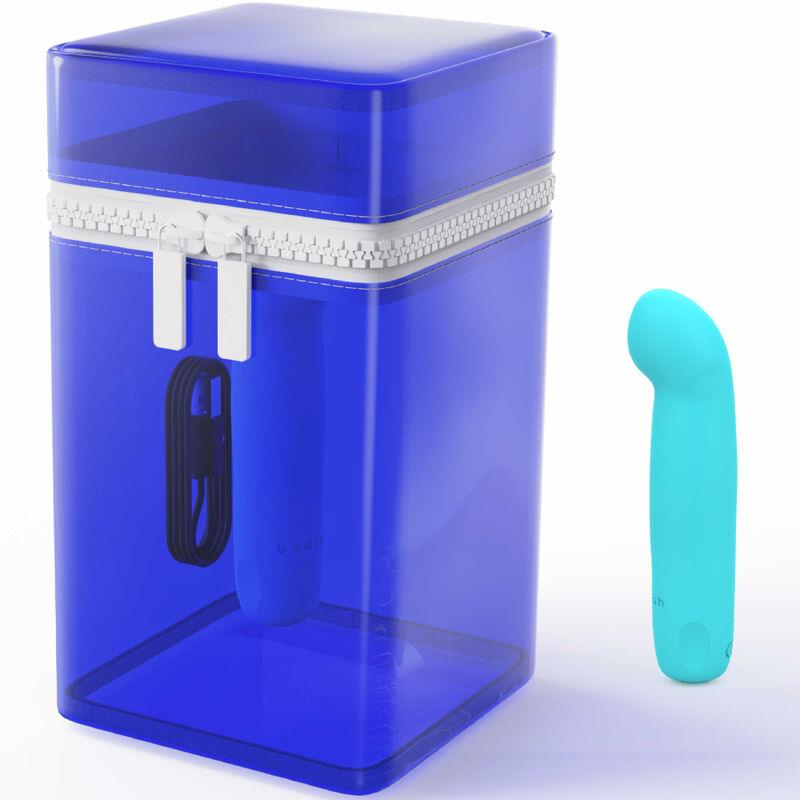 b swish vibratore ricaricabile in silicone blu bcute curve infinite classic edizione limitata