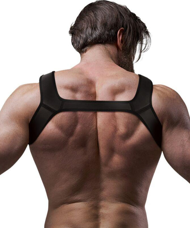 fetish submissive attitude imbracatura petto in neoprene da uomo taglia m