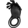 pretty love anello vibratore ruben 7 vibrazioni in silicone nero