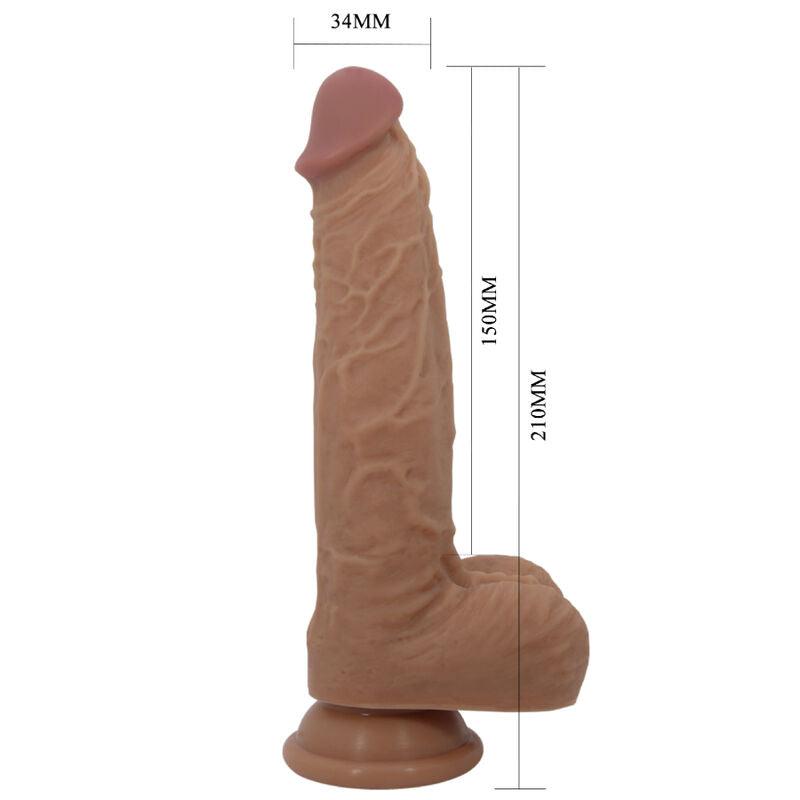 pretty love dildo in silicone jonathan 3 vibrazioni 3 misure di inserimento telecomando 21 cm