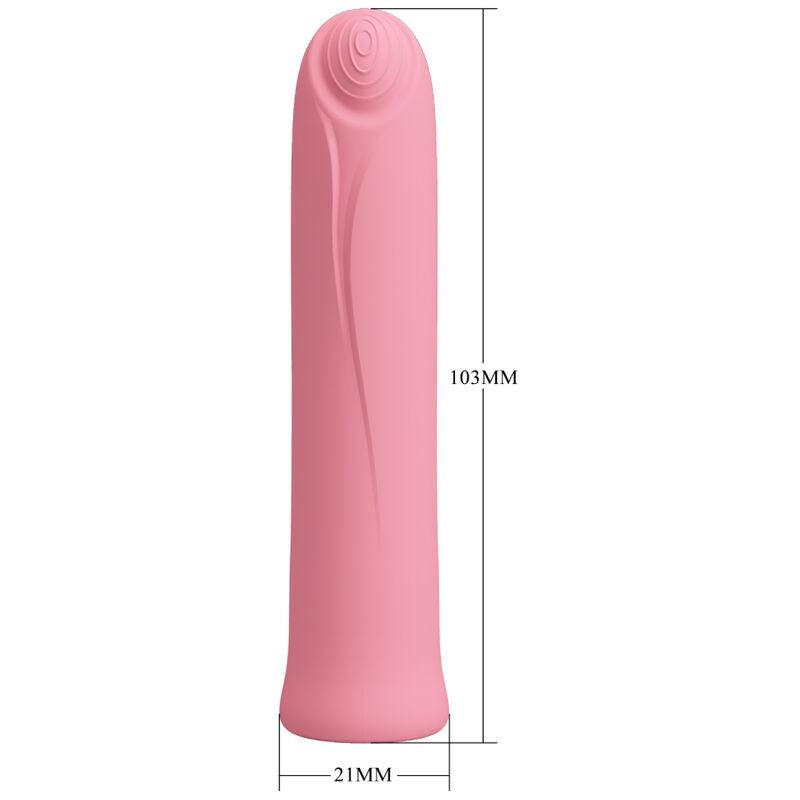 pretty love vibratore curtis mini super power 12 vibrazioni in silicone rosa