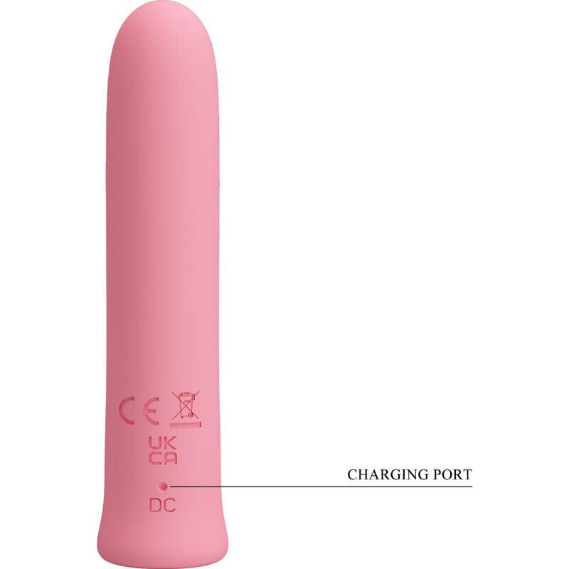 pretty love vibratore curtis mini super power 12 vibrazioni in silicone rosa