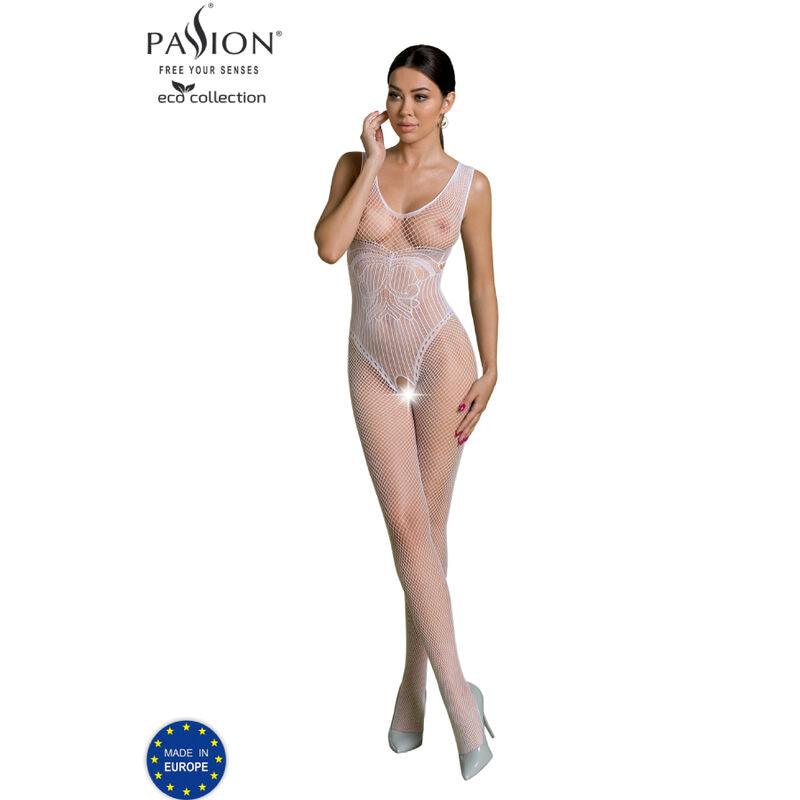 passion collezione eco bodystocking eco bs003 nero