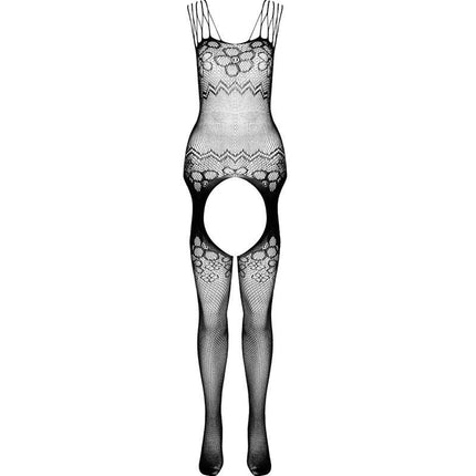 passion collezione eco bodystocking eco bs004 nero