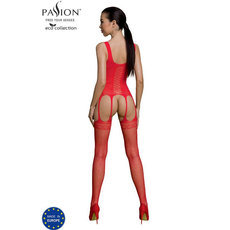 passion collezione eco bodystocking eco bs007 nero