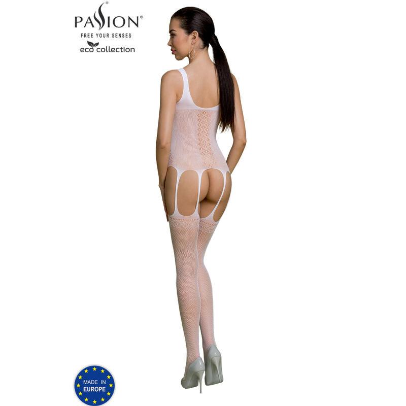 passion collezione eco bodystocking eco bs007 nero