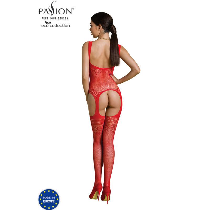 passion collezione eco bodystocking eco bs008 nero