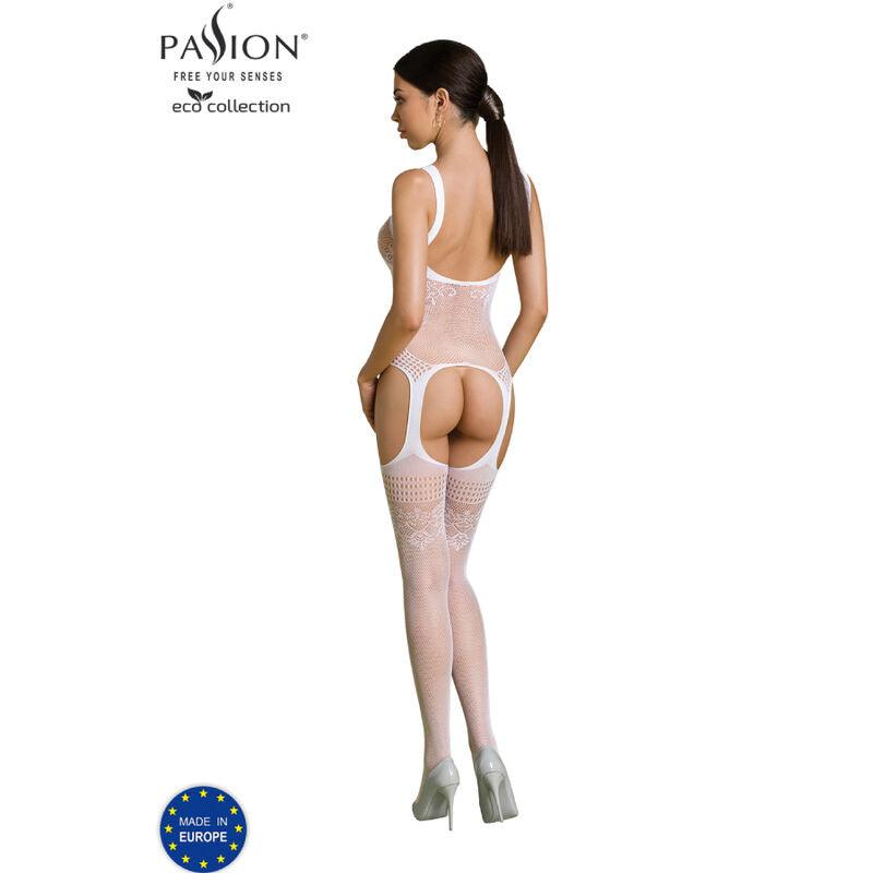 passion collezione eco bodystocking eco bs008 nero