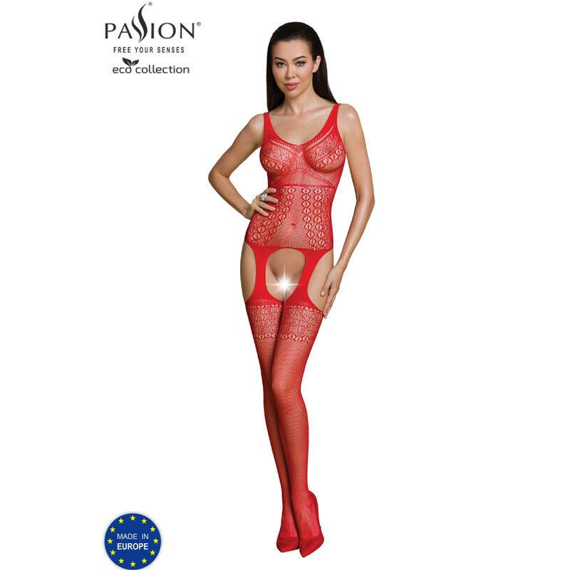 passion collezione eco bodystocking eco bs010 nero