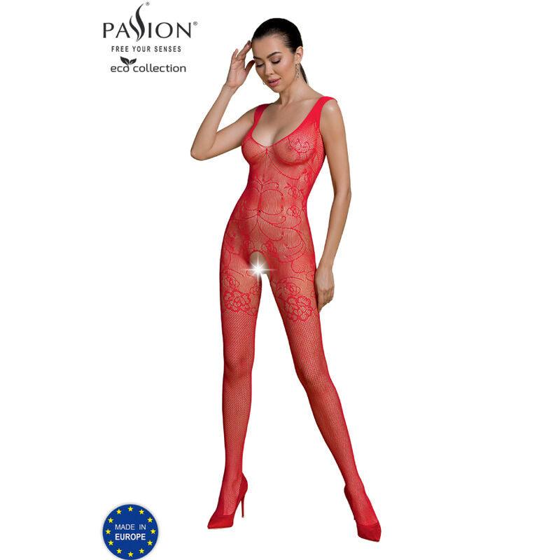 passion collezione eco bodystocking eco bs012 nero