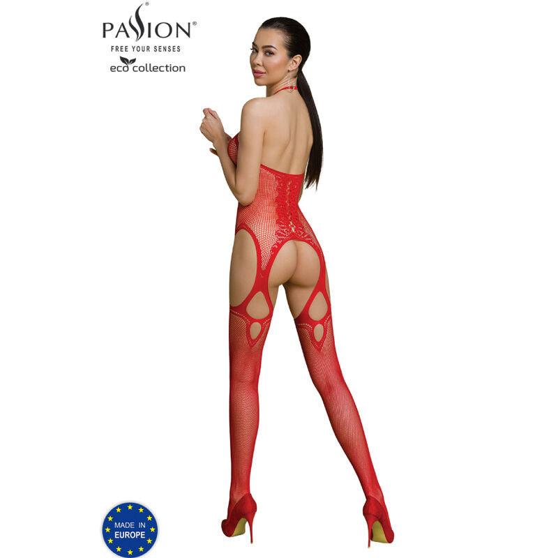 passion collezione eco bodystocking eco bs013 nero