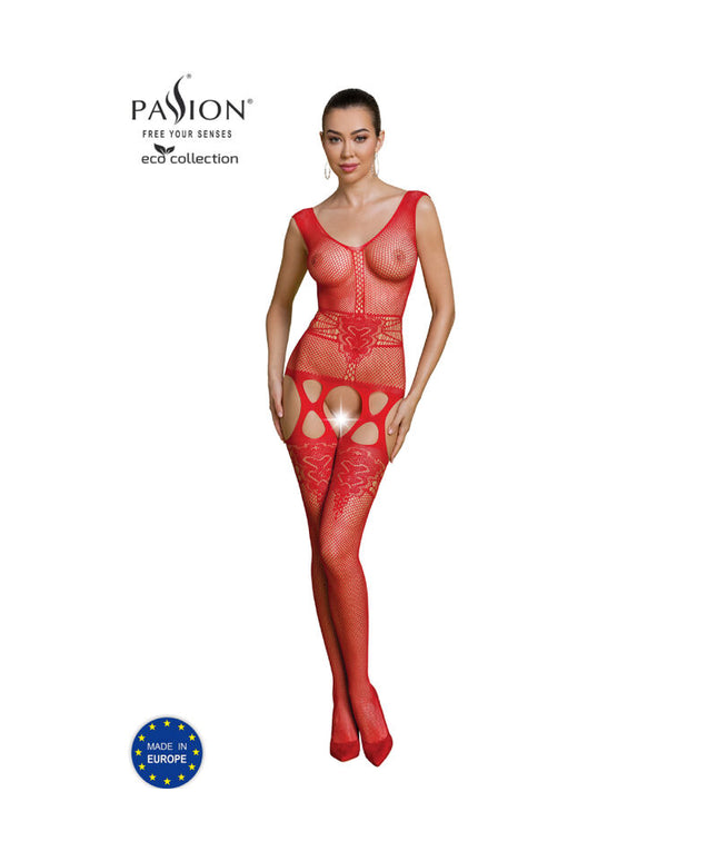 PASSION - COLLEZIONE ECO BODYSTOCKING ECO BS014 NERO
