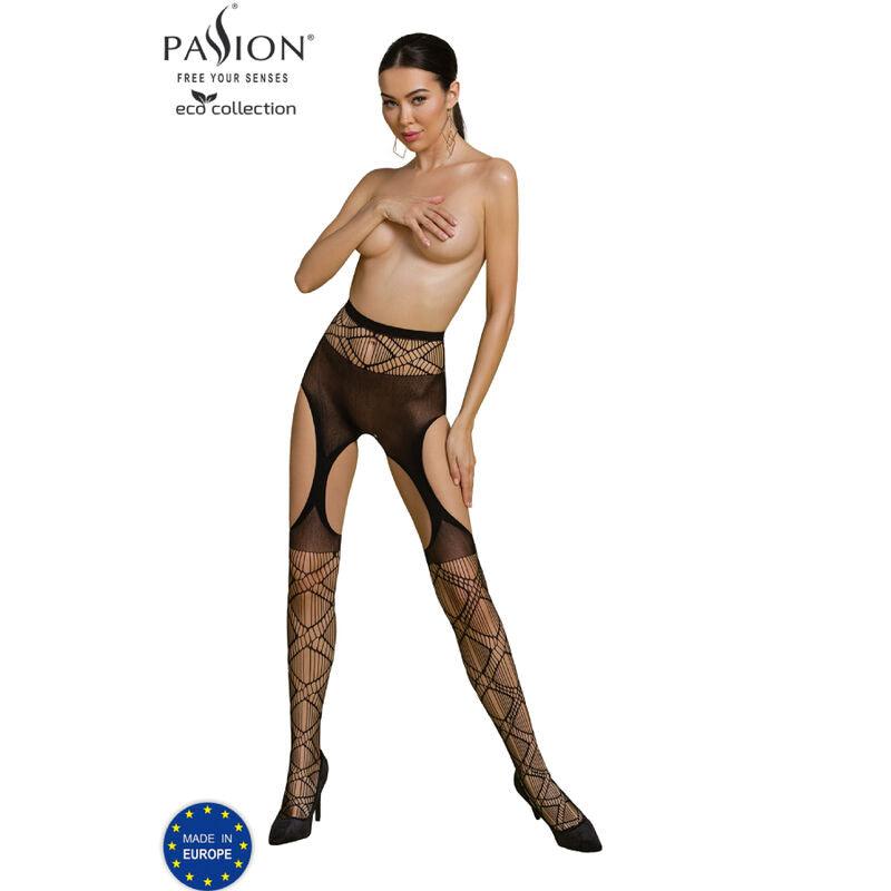 passion collezione eco bodystocking eco s005 nero