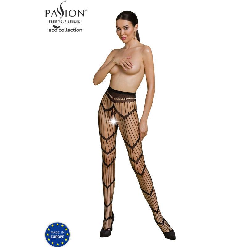 passion collezione eco bodystocking eco s006 nero