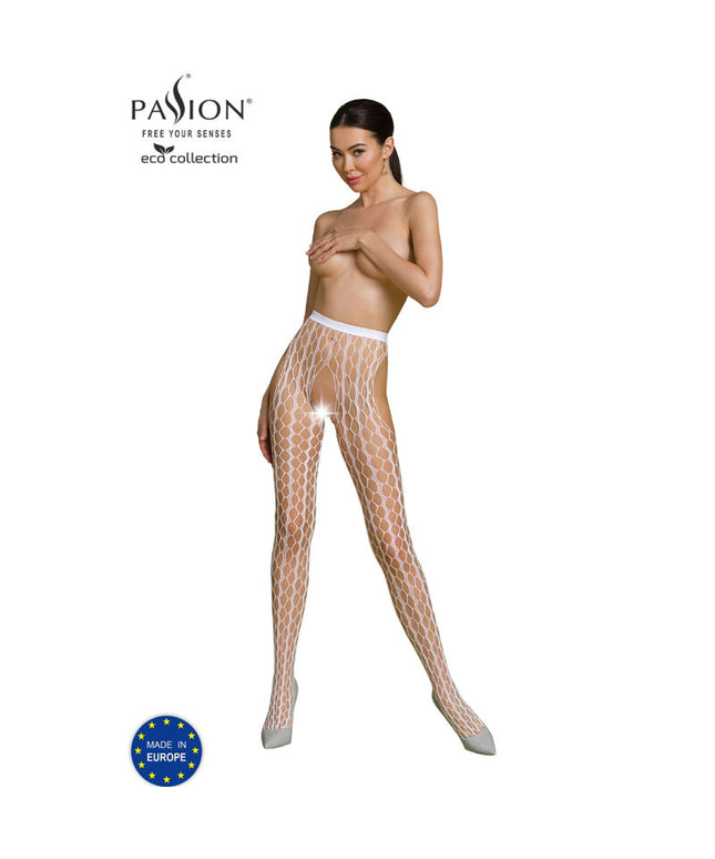 PASSION - COLLEZIONE ECO BODYSTOCKING ECO S007 NERO
