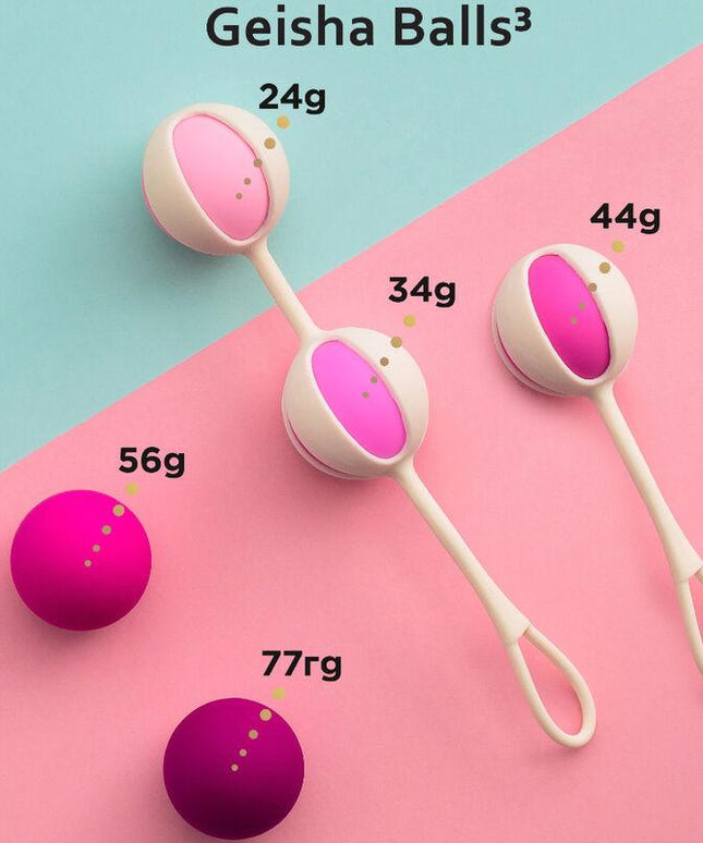 g vibe set 5 sfere da geisha3 rosa