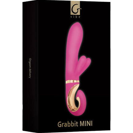 g vibe vibratore in silicone grabbit mini rosa