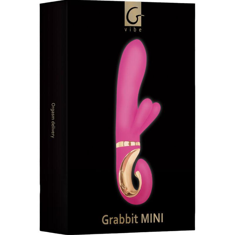 g vibe vibratore in silicone grabbit mini rosa