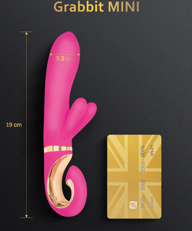 G-VIBE - VIBRATORE IN SILICONE GRABBIT MINI ROSA