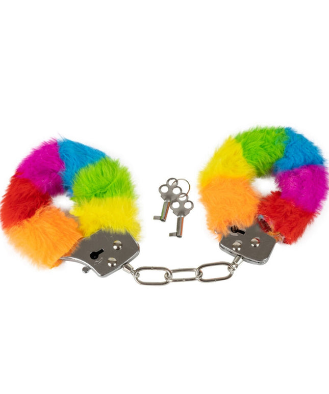 SPENCER & FLEETWOOD - MANETTE IN METALLO FODERATE ARCOBALENO