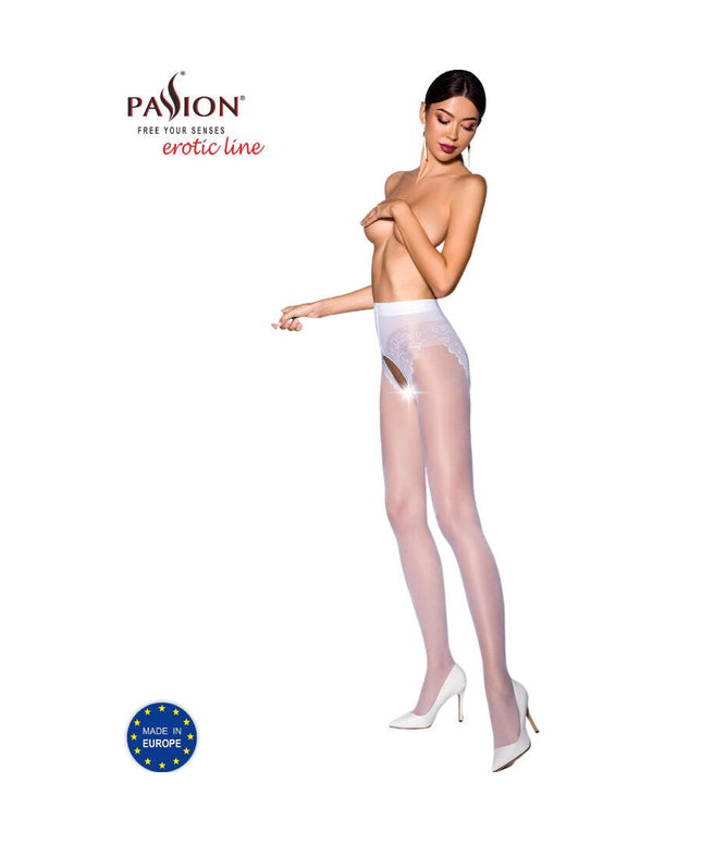 passion tiopen 006 collant bianco 1 2 30 den