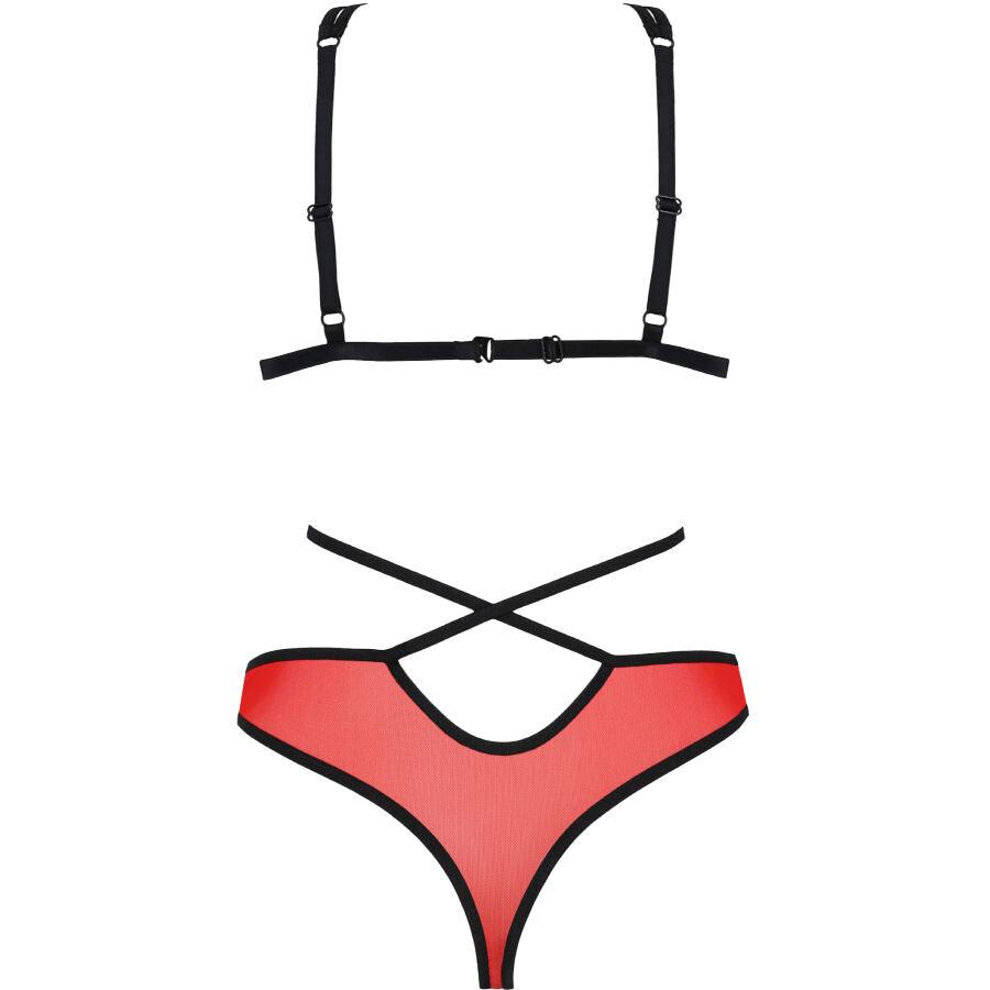 passion set peonia linea erotica rosso s m