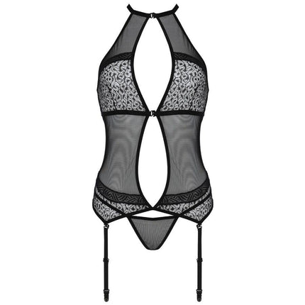 passion corsetto satara linea erotica nero s m