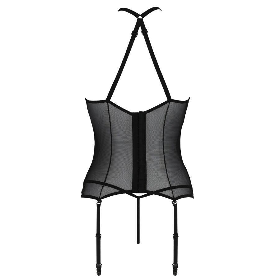 passion corsetto satara linea erotica nero s m