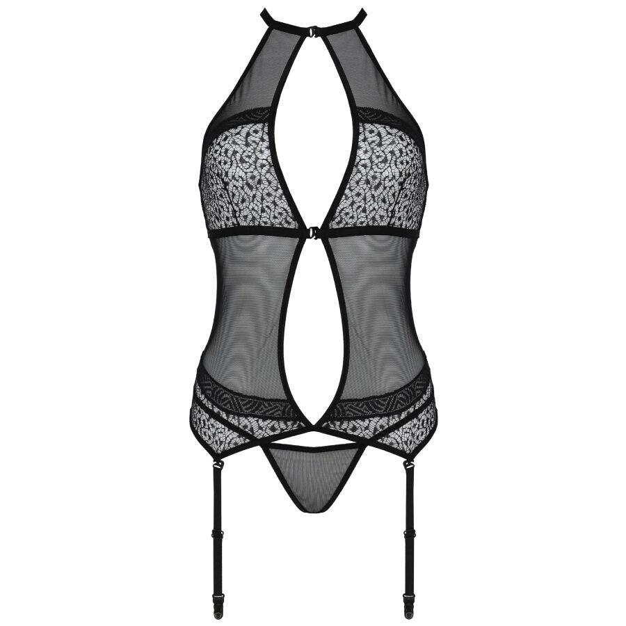 passion corsetto satara linea erotica nero s m