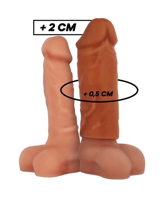 virilxl estensione del pene in silicone liquido v3 marrone