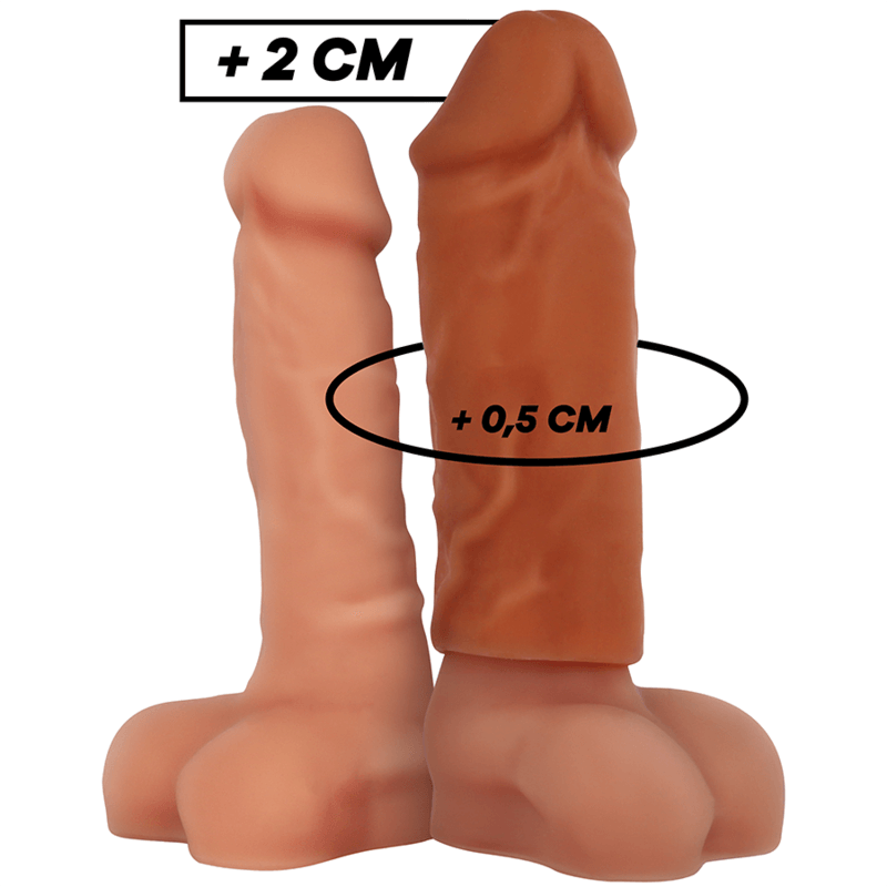 virilxl estensione del pene in silicone liquido v3 marrone