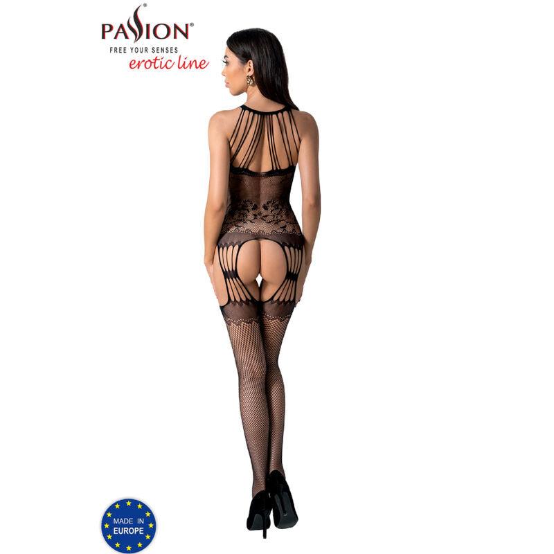 passion bs095 bodystocking nero taglia unica