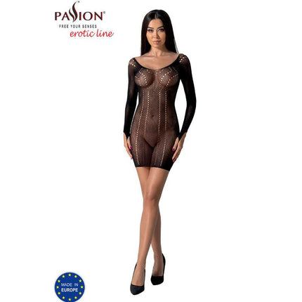 passion bs101 bodystocking nero taglia unica