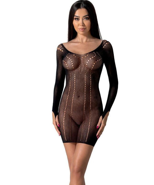 passion bs101 bodystocking nero taglia unica