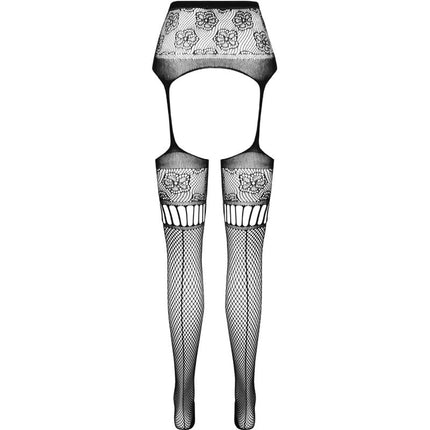 PASSION - S030 COLLANT CON REGGISENO NERO TAGLIA UNICA