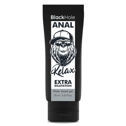 black hole gel base acqua dilatazione anale 70 ml