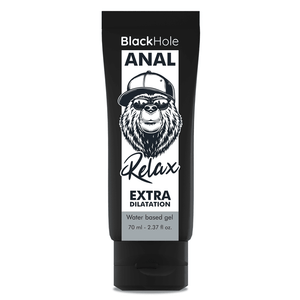 black hole gel base acqua dilatazione anale 70 ml