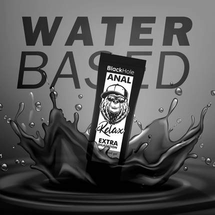 black hole gel base acqua dilatazione anale 70 ml