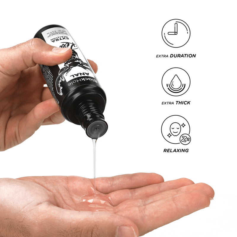 black hole gel silicone base dilatazione anale 100 ml