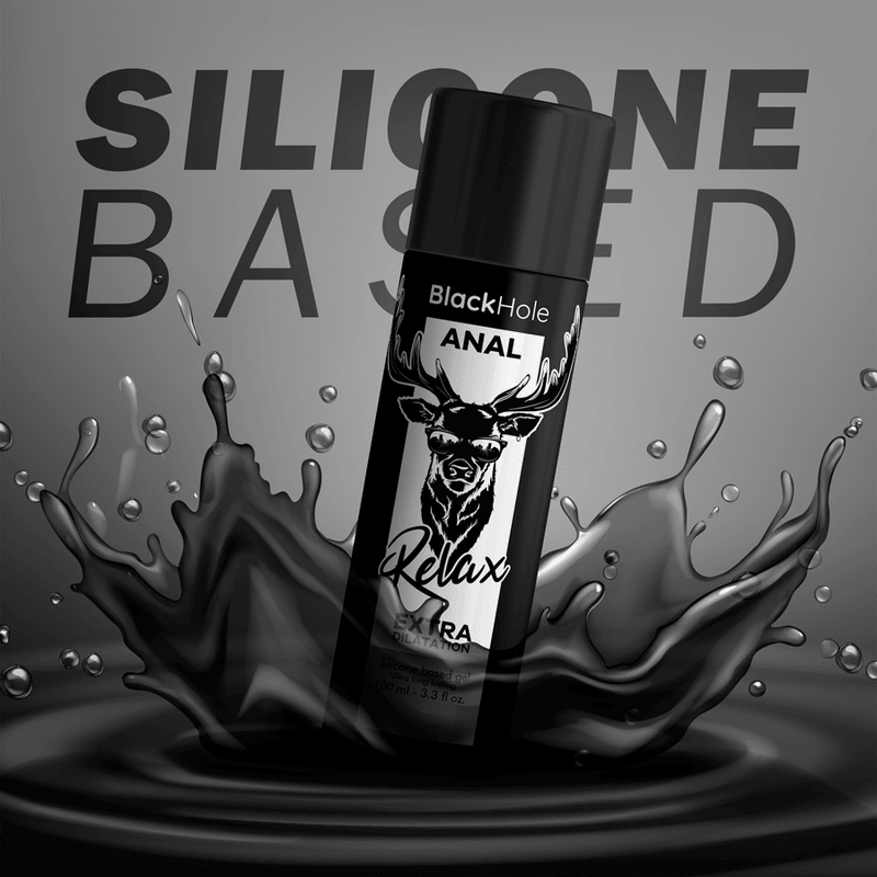 black hole gel silicone base dilatazione anale 100 ml