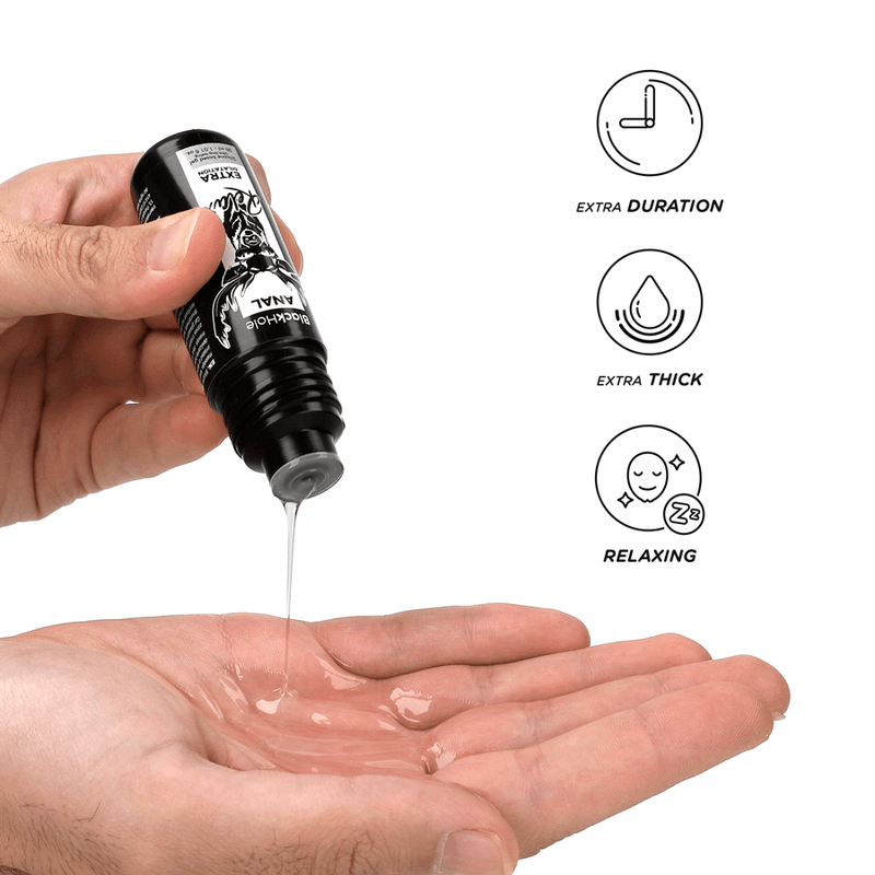 black hole gel silicone base dilatazione anale 30 ml