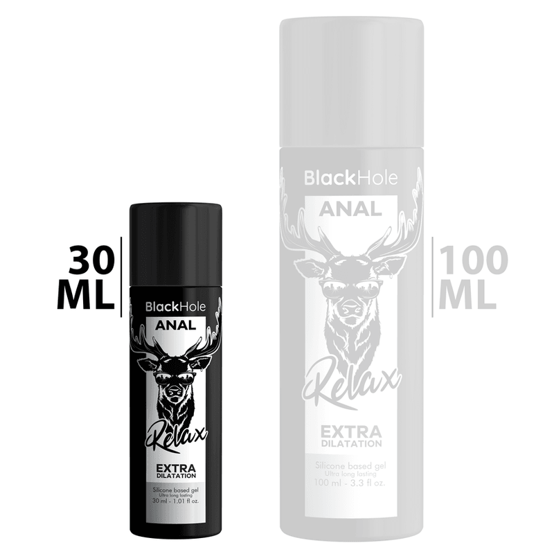 black hole gel silicone base dilatazione anale 30 ml