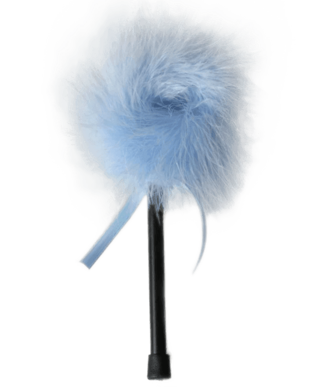 SECRETPLAY - SPOLVERINO MARABOU AZZURRO - Only Vibes