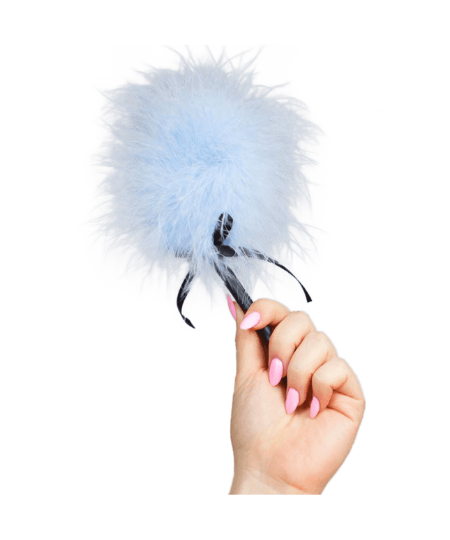 SECRETPLAY - SPOLVERINO MARABOU AZZURRO - Only Vibes