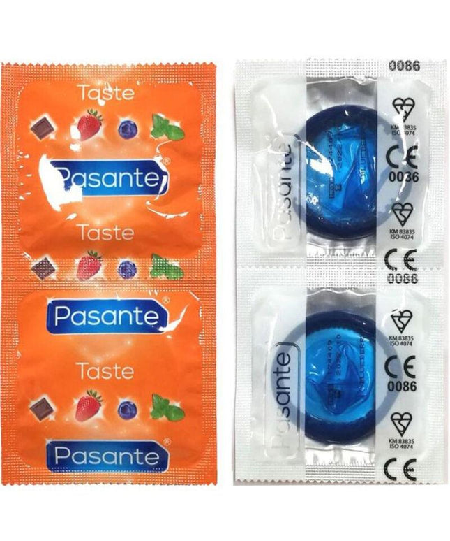 pasante preservativi gusto mirtillo borsa 144 unit