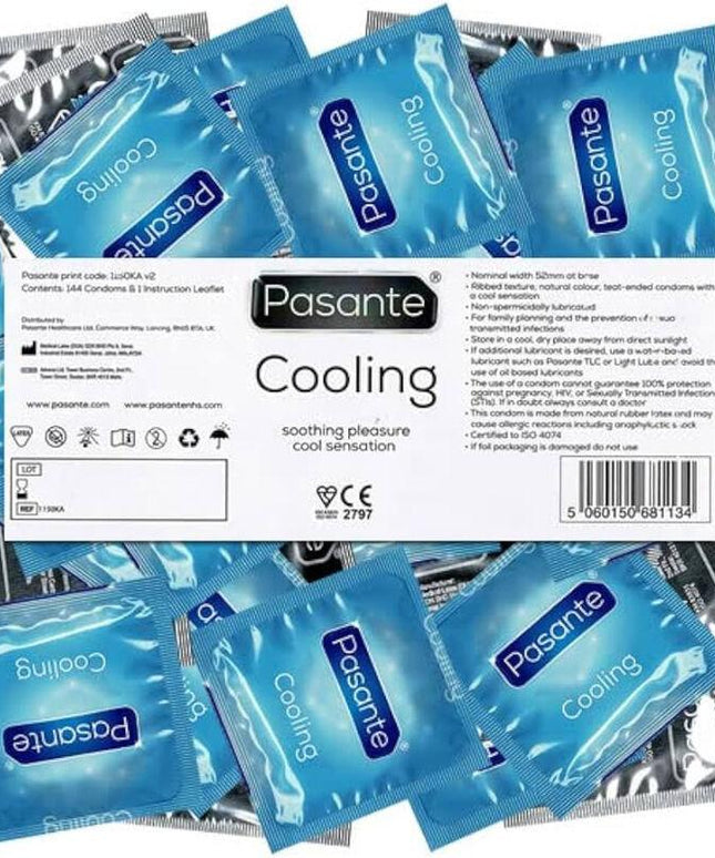 pasante busta di preservativi effetto raffreddante 144 unit