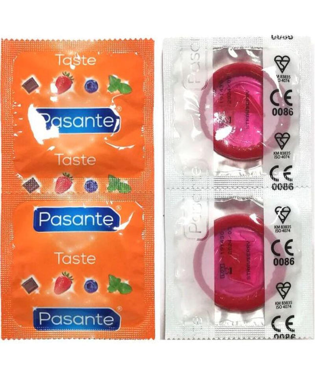 pasante preservativi gusto fragola borsa 144 unit