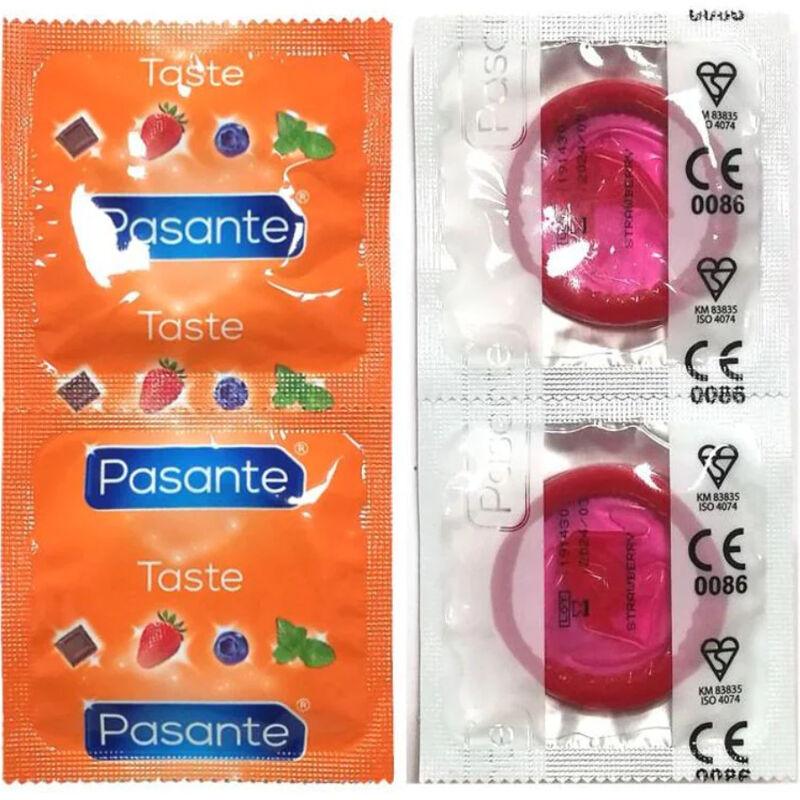 pasante preservativi gusto fragola borsa 144 unit